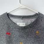 Lou & grey  For Loft Gray Heart Emoji Crew Neck Sweatshirt Size Large Photo 3