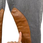 Ralph Lauren Black Label Matchstick 400 Jodhpur Jeans in Grey SZ 27 Equestrian Tan Photo 5