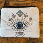 NEW Evil Eye White and Multicolor Evil Eye Miniature Bag / coin purse Photo 2