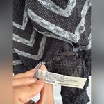 Free People  Asymmetrical Black and Gray Sundress Photo 6