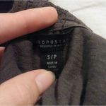 Aeropostale  Grey Lace Paneled Babydoll Tank Top Photo 3