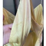 Ieena for Mac Duggal Twist Front Gown Yellow Womens Size 14 Photo 11