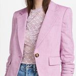 Veronica Beard  Aaliyah Linen Dickey Jacket in Heathered Orchid Sz 4 Photo 0