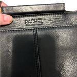 Rachel Roy  Black Crossbody Leather Magnetic Snap Wood Handle bag Photo 10