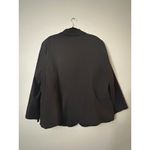 Lane Bryant  Womens Blazer Jacket Brown 26 28 One Button Career Office Photo 1