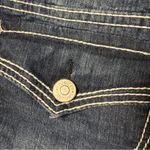 Rue 21 Dark Blue Jean Shorts with Plaid Accents Photo 14