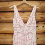 Mac Duggal   White Multicolor Floral Print Sleeveless Ruffled High-Low Gown Photo 7