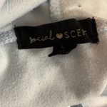 Social Scene Size Large Light Blue Crop Hoodie Zipper Jacket. Preloved Photo 5