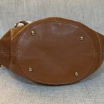 Aqua Madonna Tan and Cream Hobo Bag Photo 3