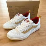 Vans Zahab Vintage Sport Shoes 'White Brown Red' Women 8.5 US Mens 7.0 US Photo 0