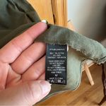 The Impeccable Pig  Khaki‎ green dress linen Photo 6