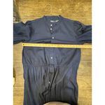 Polo Ralph Lauren Cotton Poplin Midi Shirtdress Blue Shirt Dress Size 6 Photo 8