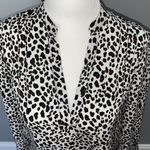 ZARA NWOT  Animal Print Blouse Sz XS Photo 1