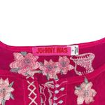 Johnny Was Elias Embroidered Blouse Pink Floral Womens Small C10122-1 Boho Tunic Photo 10