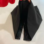 BCBGMAXAZRIA  Black Lace-Up Faux Leather Trim Pencil Skirt Women’s Size 4 Photo 6