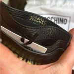 Moschino Authentic Leather gold Logo card case Photo 6