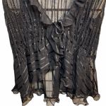 Ny Collection  Black Negligée Coverup Size 1X Photo 3