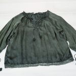 Zadig & Voltaire {S}  Theresa Blouse In Army Green Photo 1