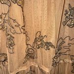 Anthropologie NWT $248  x Maeve Neutral Sequined Tulle Pullover Midi Dress XS Photo 11