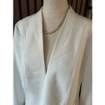 Anne Klein white blazer size M work attire work blazer white classy stylish Photo 2