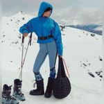 NWT Free People Movement Powder Vixen Ski Jacket Small Blue Photo 1