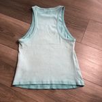 Good American Candy Wash Cutaway Micro Rib Blue Crewneck Womens Size XL Photo 11