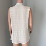 Donna Karan  New York Women's Faux-Wrap Sleeveless Top Tan Sand Sz XL #14 Photo 8