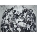 ASOS Curve Black & White Cold Shoulder Long Sleeve Top Size: 22 Size 22 plus Photo 2