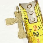 Gold Tone Jesus Crucifix Cross Charm Necklace Jewelry Photo 4