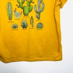 Fifth Sun Mustard Yellow Succulent Cactus Graphic Tee Photo 4
