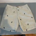 Tommy Hilfiger womens shorts seersucker pineapple embroidery size 32 Photo 0
