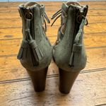 Parker & Sky Parker and‎ Sky green suede strapping heels so cute Photo 5