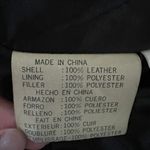 Vintage JLC Black Hooded Leather Trench Jacket Size M Photo 6