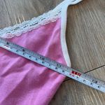 Brandy Melville Pink Lace Trim Cami Top Photo 3
