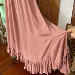 Free People  One Adella Crochet Boho Romantic Maxi Slip Dress FairyCore Sz XS Photo 5