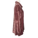 J. Jill L Tunic Top Cowl Neck Stretch Velvet Rose Pullover‎ Pure Jill Oversized Pink Size L Photo 4