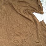 Agnes & Dora  Brown V-Neck Women's Top size 2X linen Photo 3