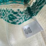 Croft & Barrow  size large‎ New with tags zip up cardigan sweater white green Photo 5