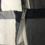 ANN TAYLOR LOFT WO SZ 2. BLACK WHITE PLAID SHORTS Photo 2