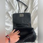 Black Tweed Chain Strap Bag Photo 1