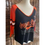 Colosseum Oregon State Beavers Black/Orange Women’s V-Neck Top Size Medium-NWOT Photo 6