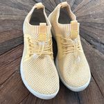 Align Women's Torri Pale Yellow Knit Elastic Sneakers Size 8.5 Photo 3