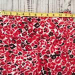 Bebe Red Pink Black and White Floral Capri. Size Medium. EUC Photo 3