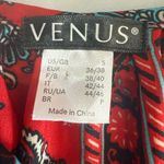 Venus  Bohemian fall Pumpkin Parch Red Black Long sleeve Pattern Lace Dress Small Photo 3
