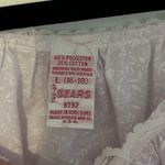 Vintage Sears nightgown midi women's Large floral cotton blend house dress Photo 1