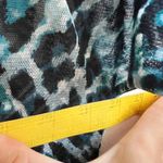 Apt. 9 Leopard Print Mesh Top Y2K 2000s Animal Print Grunge Edgy Rockstar Small Photo 5