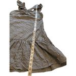 Romeo + Juliet Couture Gingham Ruffle Strap Dress Black White Sleeveless‎ Mini Summer Casual Photo 5