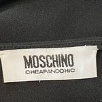 Moschino  CHEAP AND CHIC Black Casual Dress Sz 6 Short Sleeve Minimalist Photo 9