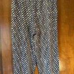Anthropologie bolt print linen blend Harlem Jogger pant size 10 petite Photo 1