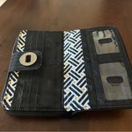 Vera Bradley  RFID TURN LOCK & ZIP ORGANIZER WALLET~BLACK~8” x 5” Photo 7